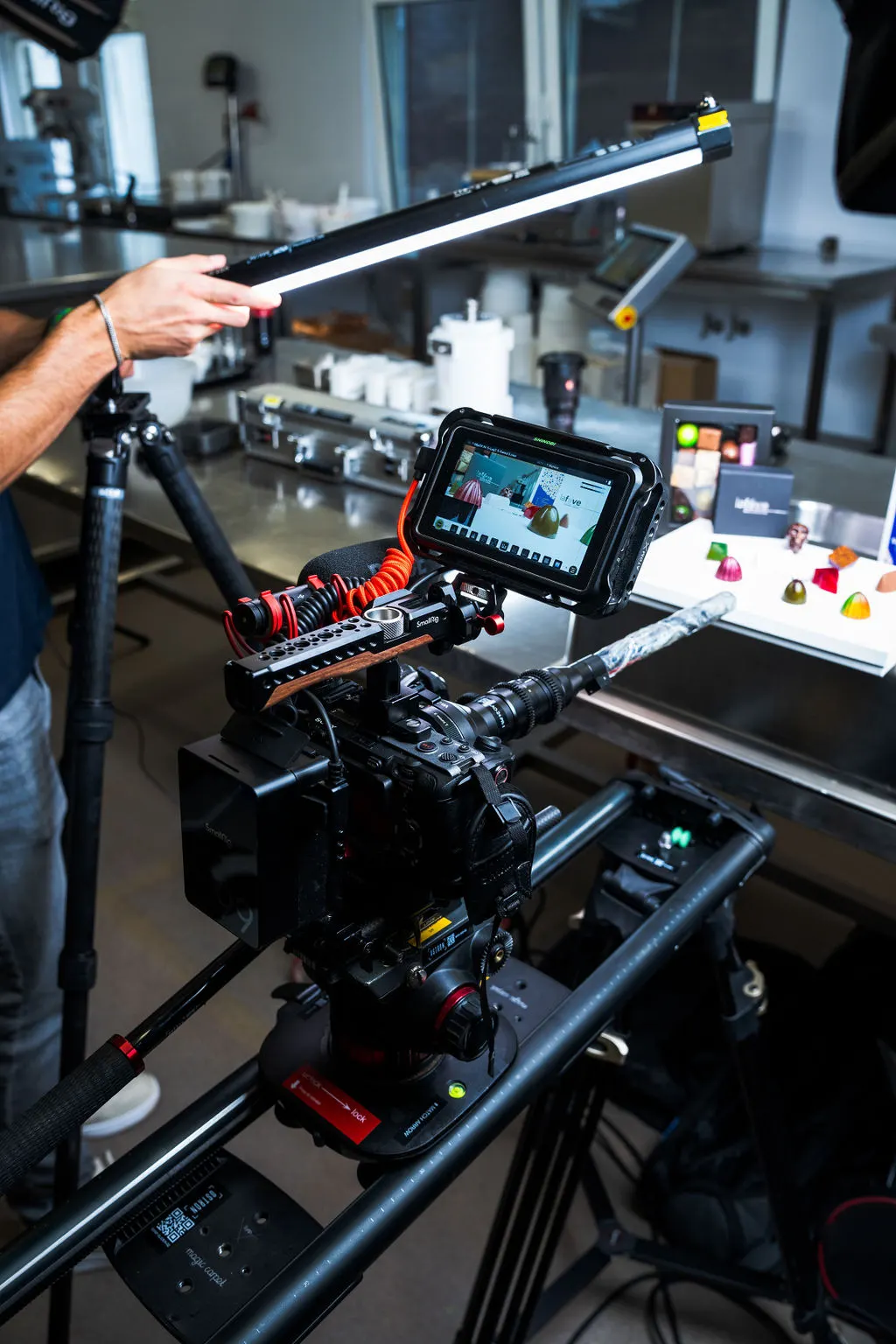 Behind the scenes camera setup - Lotux video production